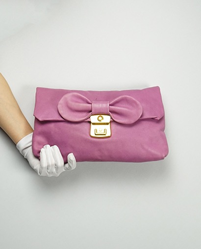 Linda Bow Clutch, front view